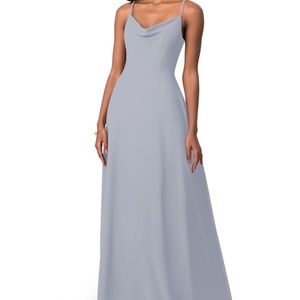 Azazie dusty rose bridesmaids dress